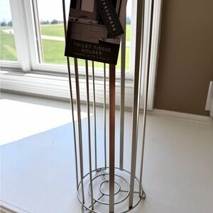 16” Toilet Paper Holder (Brushed Nickel)